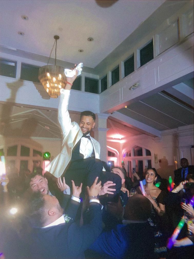 Ballroom celebration in full swing